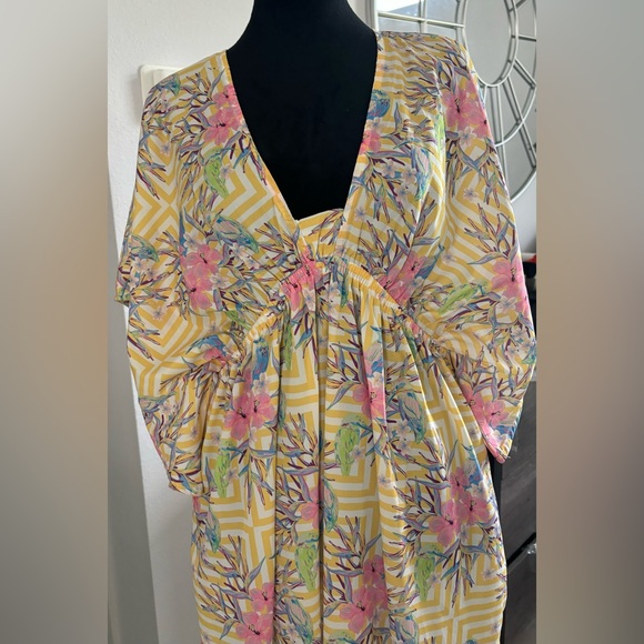 America & Beyond, Maxi Dress, Kimono Style Sleeves, #510 - Picture 2 of 6